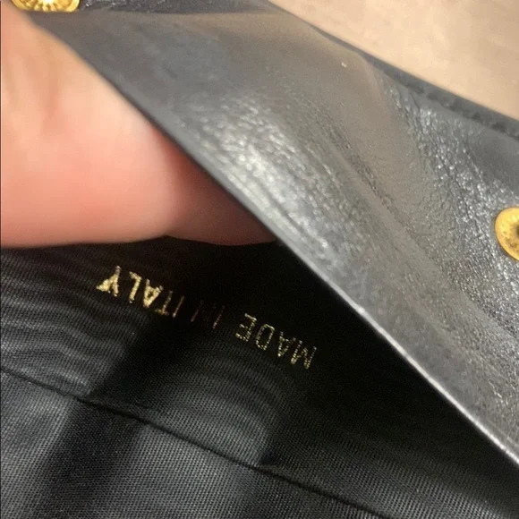 Chanel Black Key Card Holder with Iconic CC Logo hard to find EUC Authentic - Picture 6 of 14